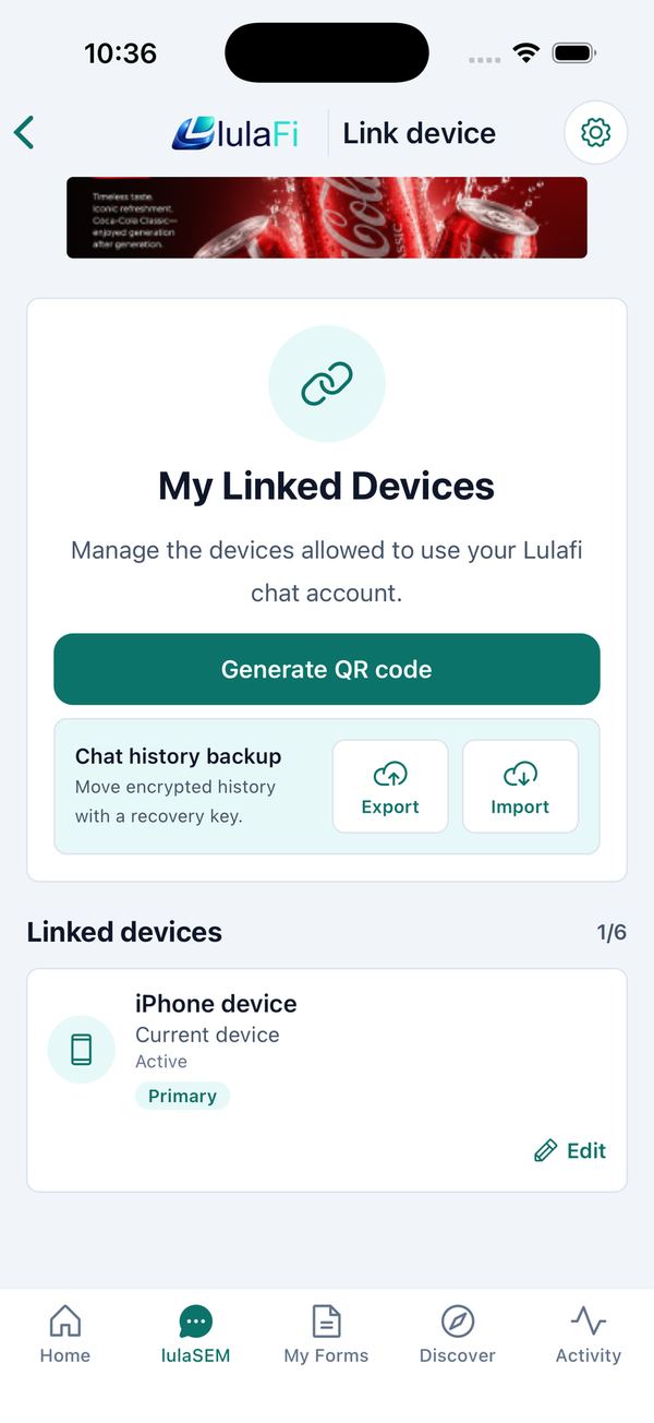 My Linked Devices